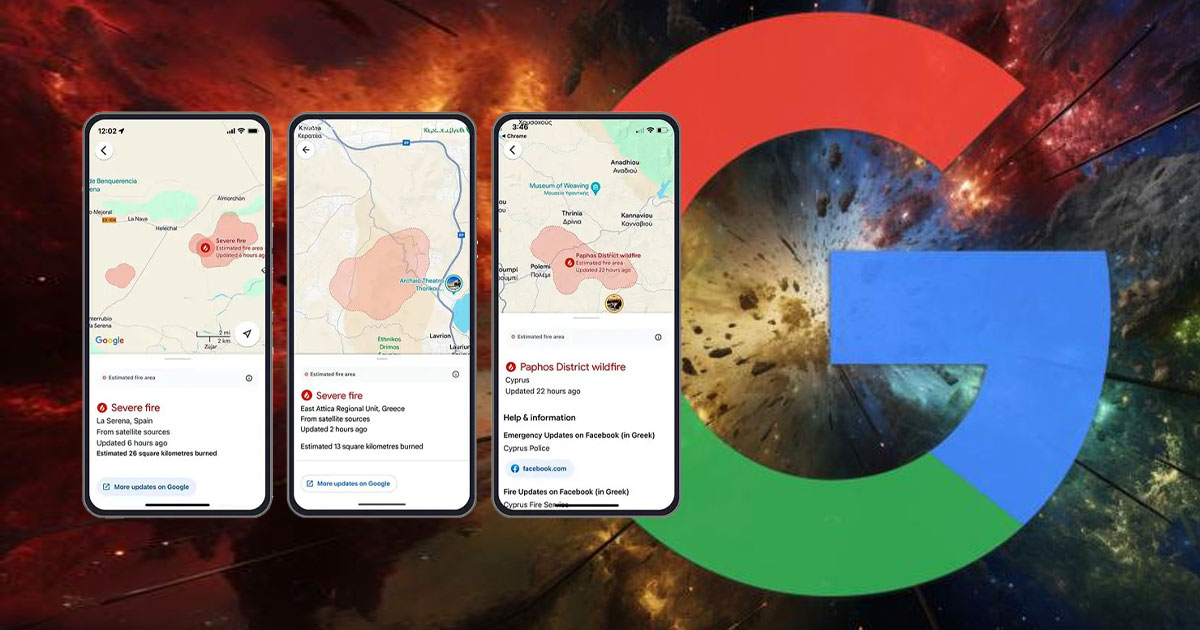 Η Google επιστρατεύει ΑΙ στην ανίχνευση και ειδοποίηση για πυρκαγιές