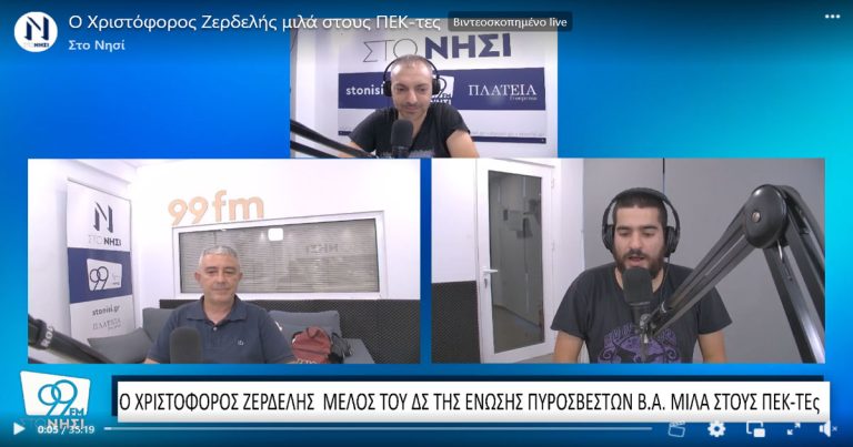 Συνέντευξη του Χριστόφορου Ζερδελή μέλος του ΔΣ της ΕΥΠΣΠΒΑ στους «ΠΕΚ‑τες»