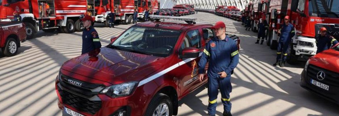 Νέα πυροσβεστικά οχήματα στις Π.Υ της Περιφέρειας Βορείου Αιγαίου